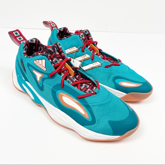 Adidas Exhibit A Teal Basketball Shoes‎ 12.5